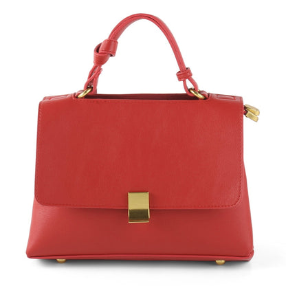 Simple solid color handbag with a slouchy shoulder strap